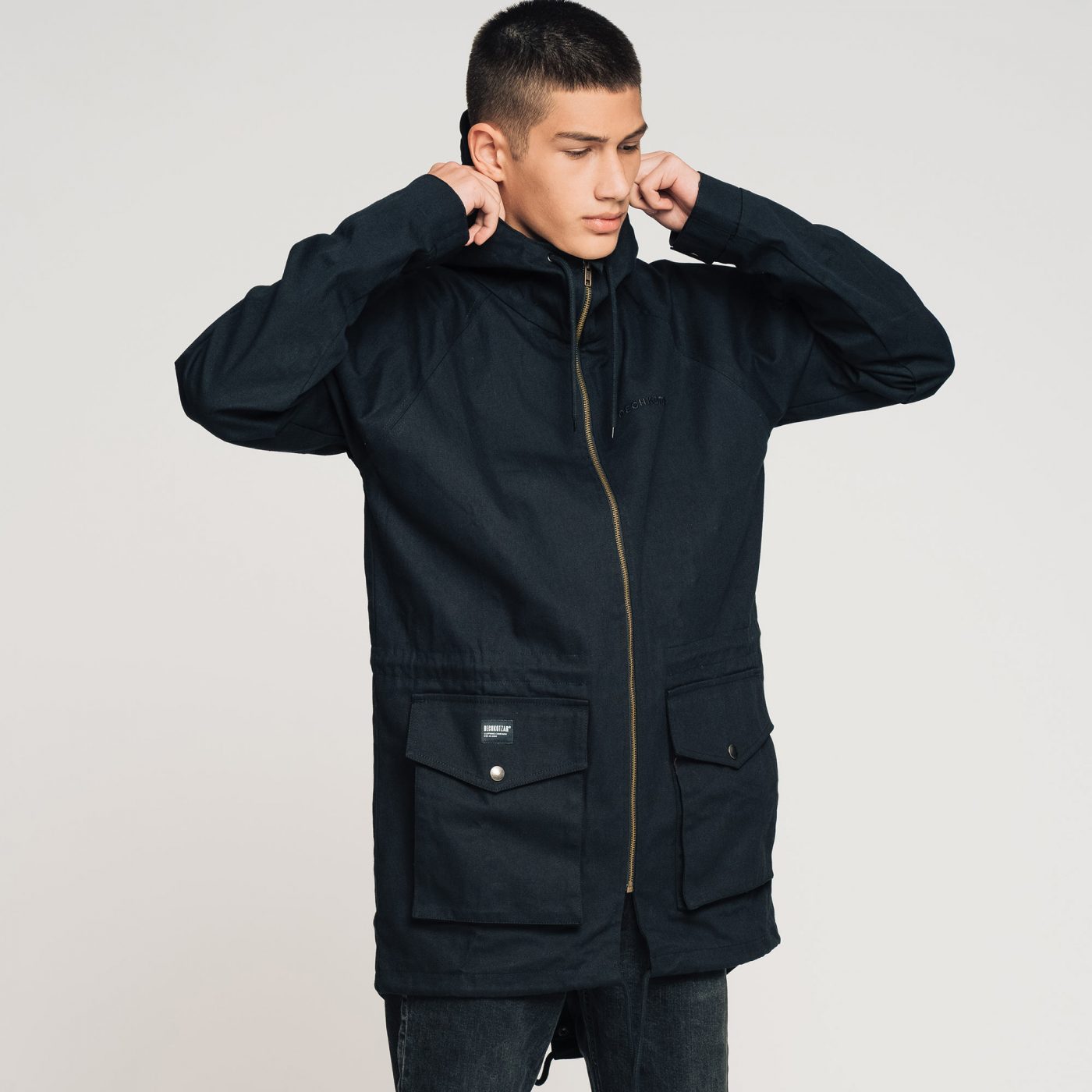 Classic Black Parka DechkoTzar