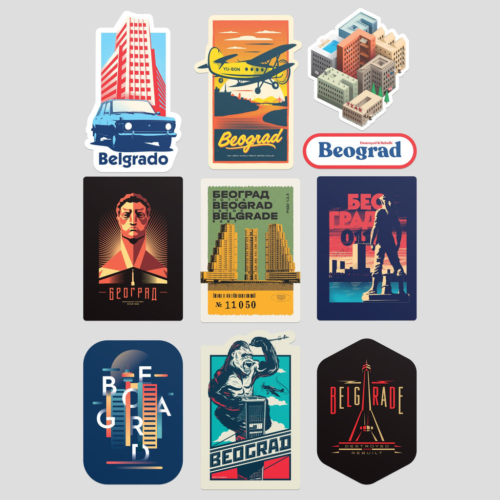 Beograd, pakovanje nalepnica
