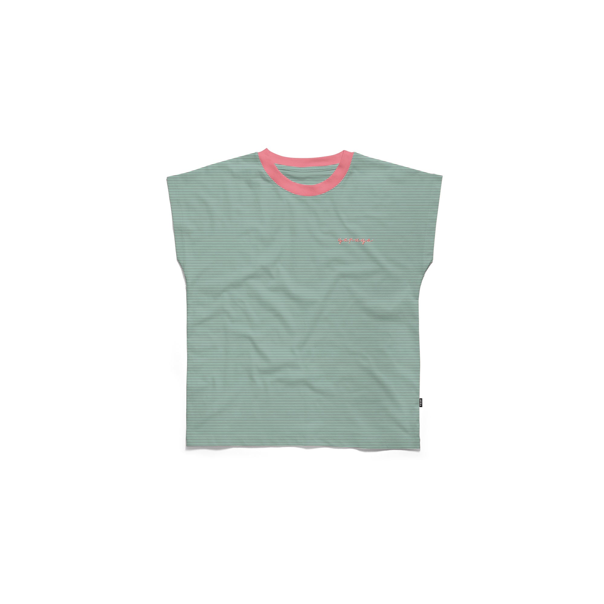 Tzarica Ćirilica, striped women's t-shirt