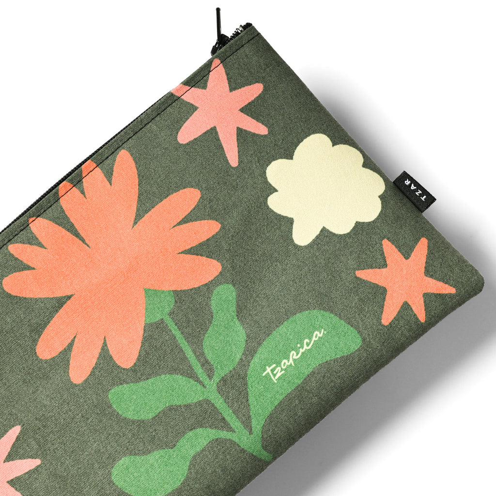 Flower power, Small Zipper Pouch