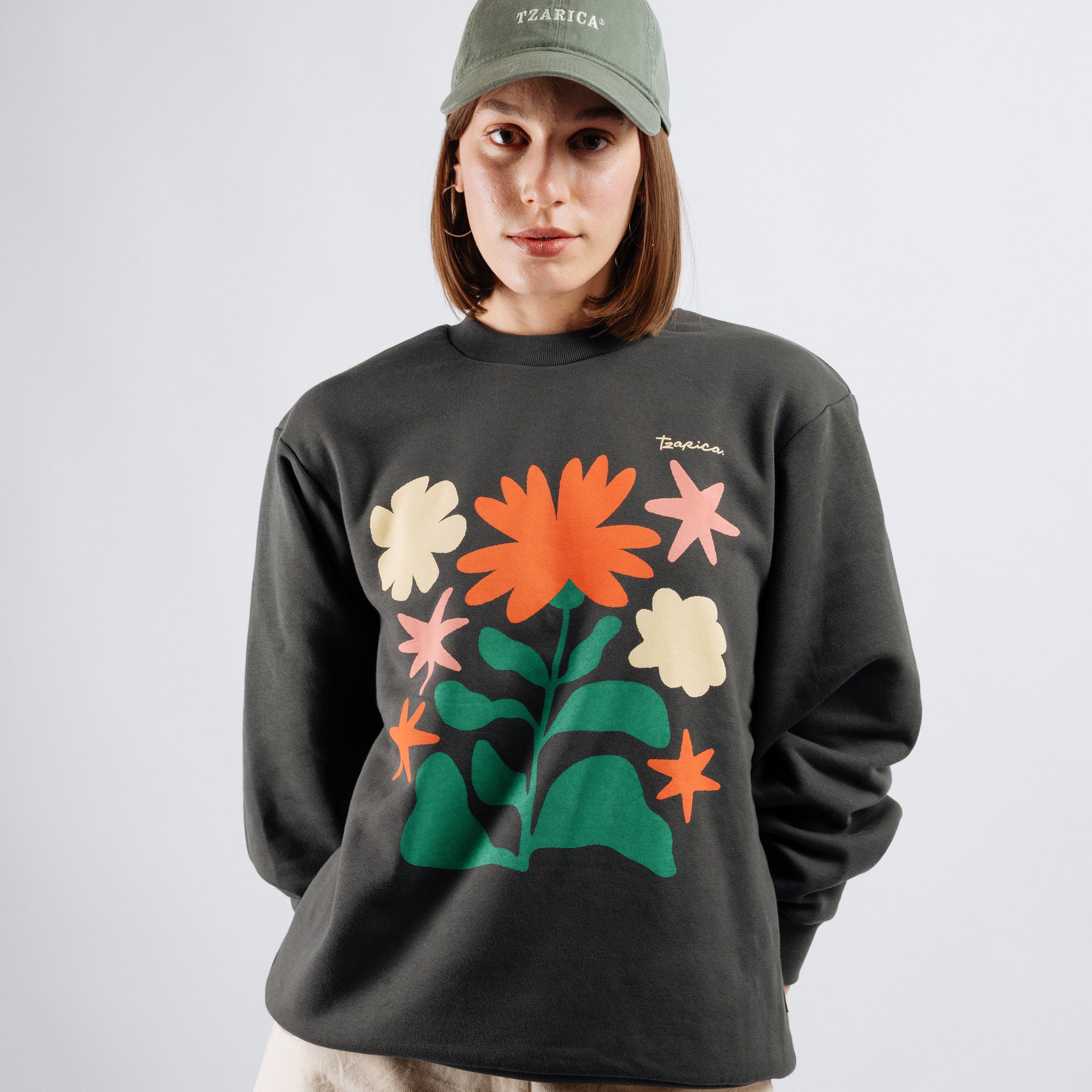 Flower Power, women's sweatshirt