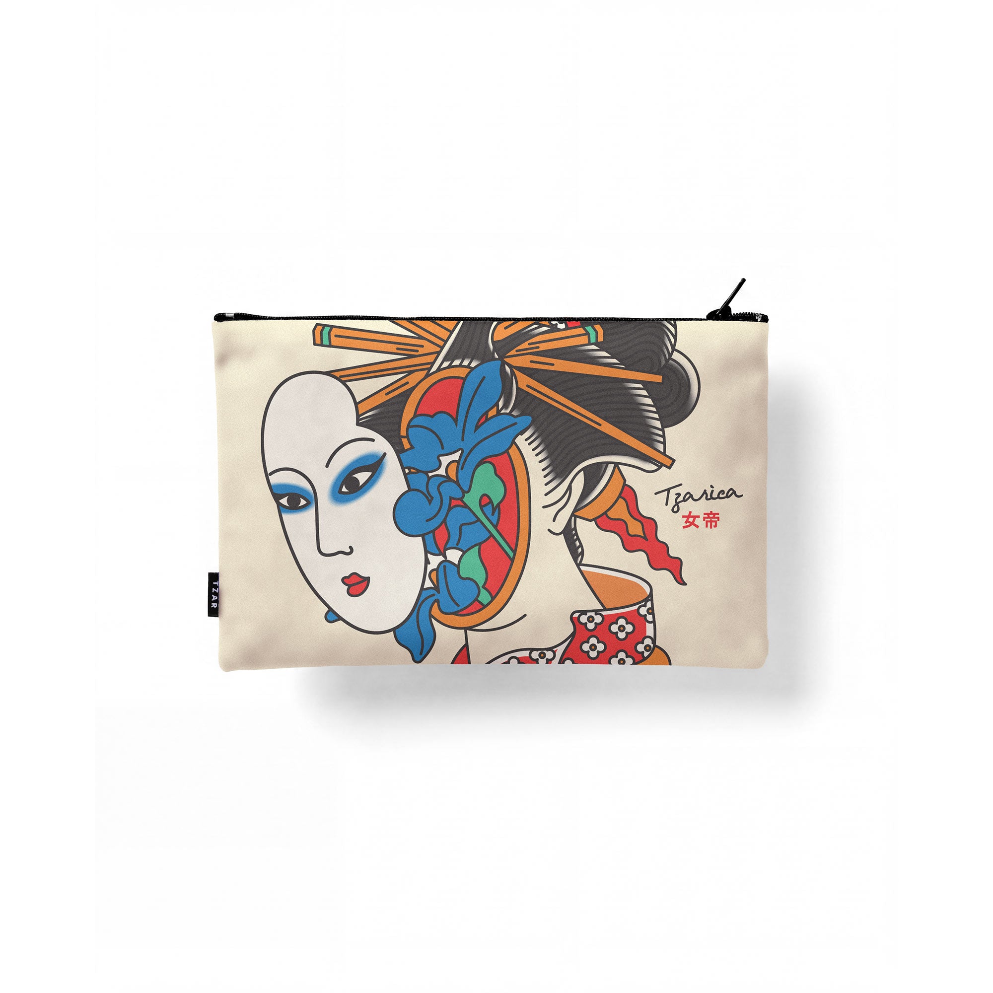 Geisha, Small Zipper Pouch