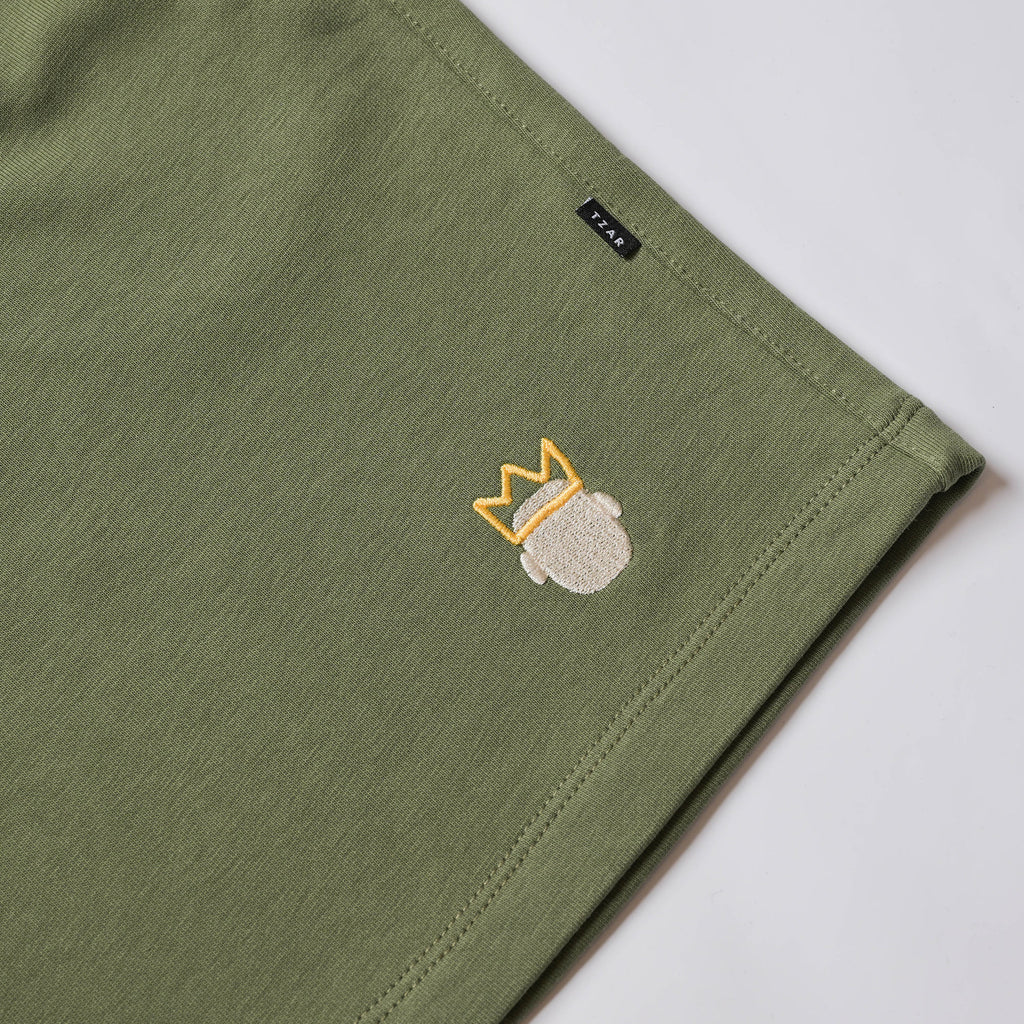 Kruna, men's olive green shorts