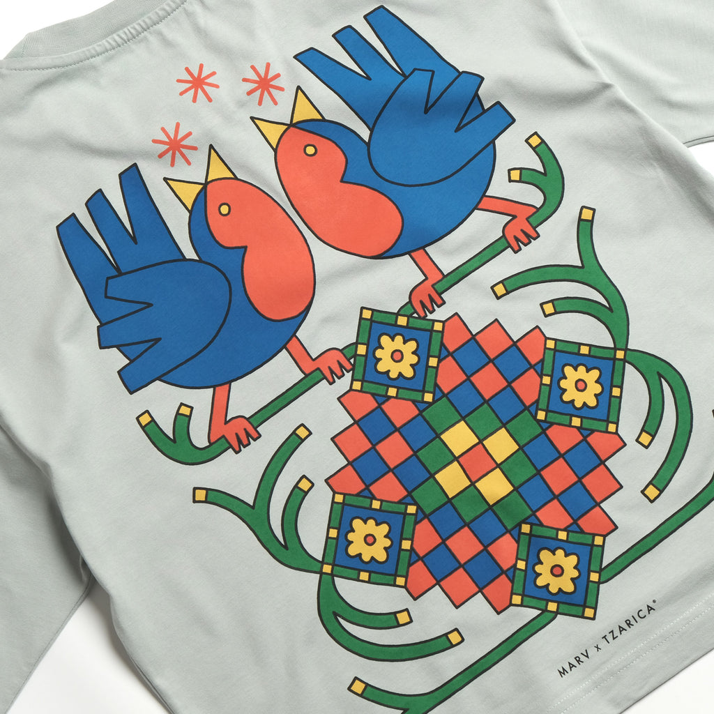 Marv ptice, ženska majica