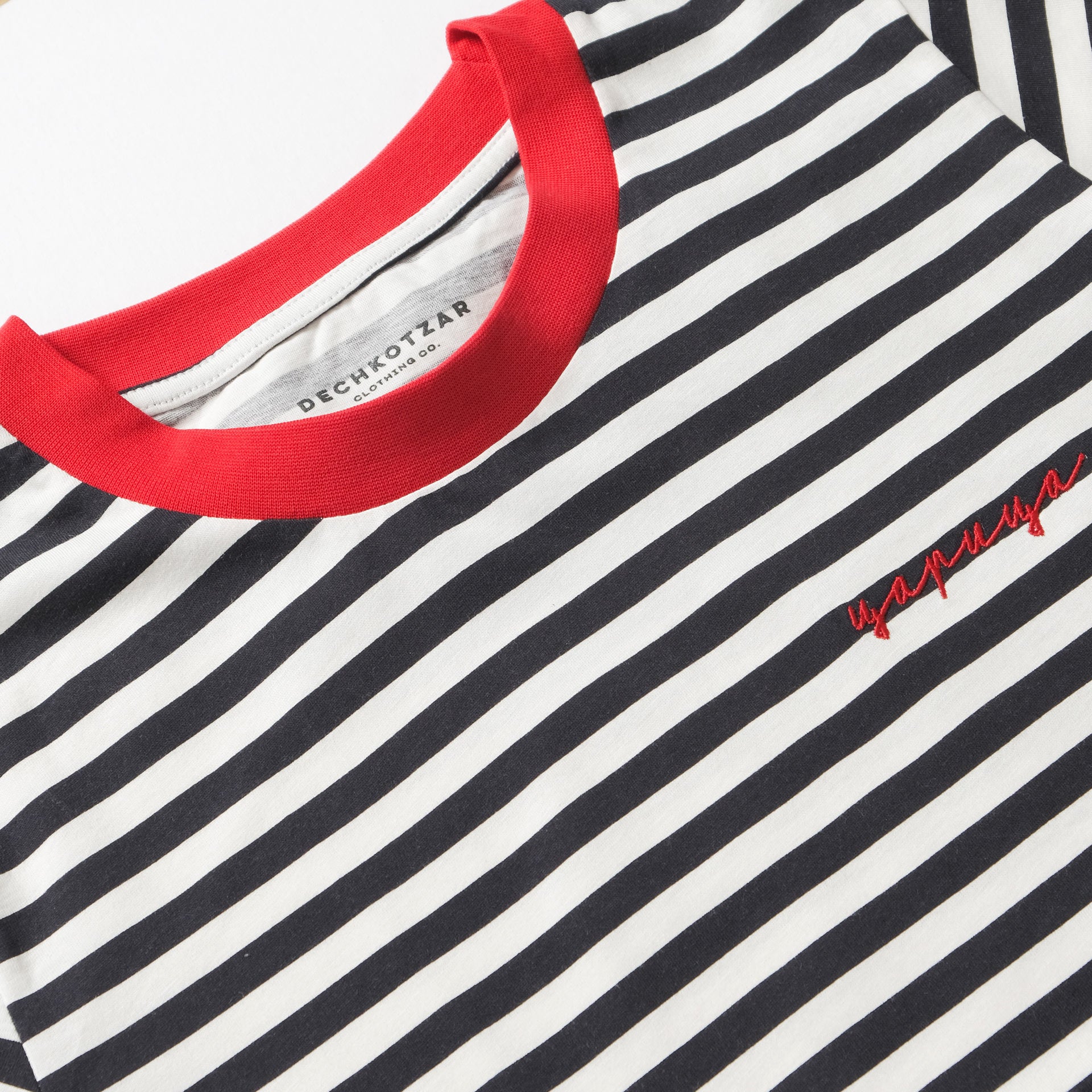 Mornar Tzarica, striped women's t-shirt