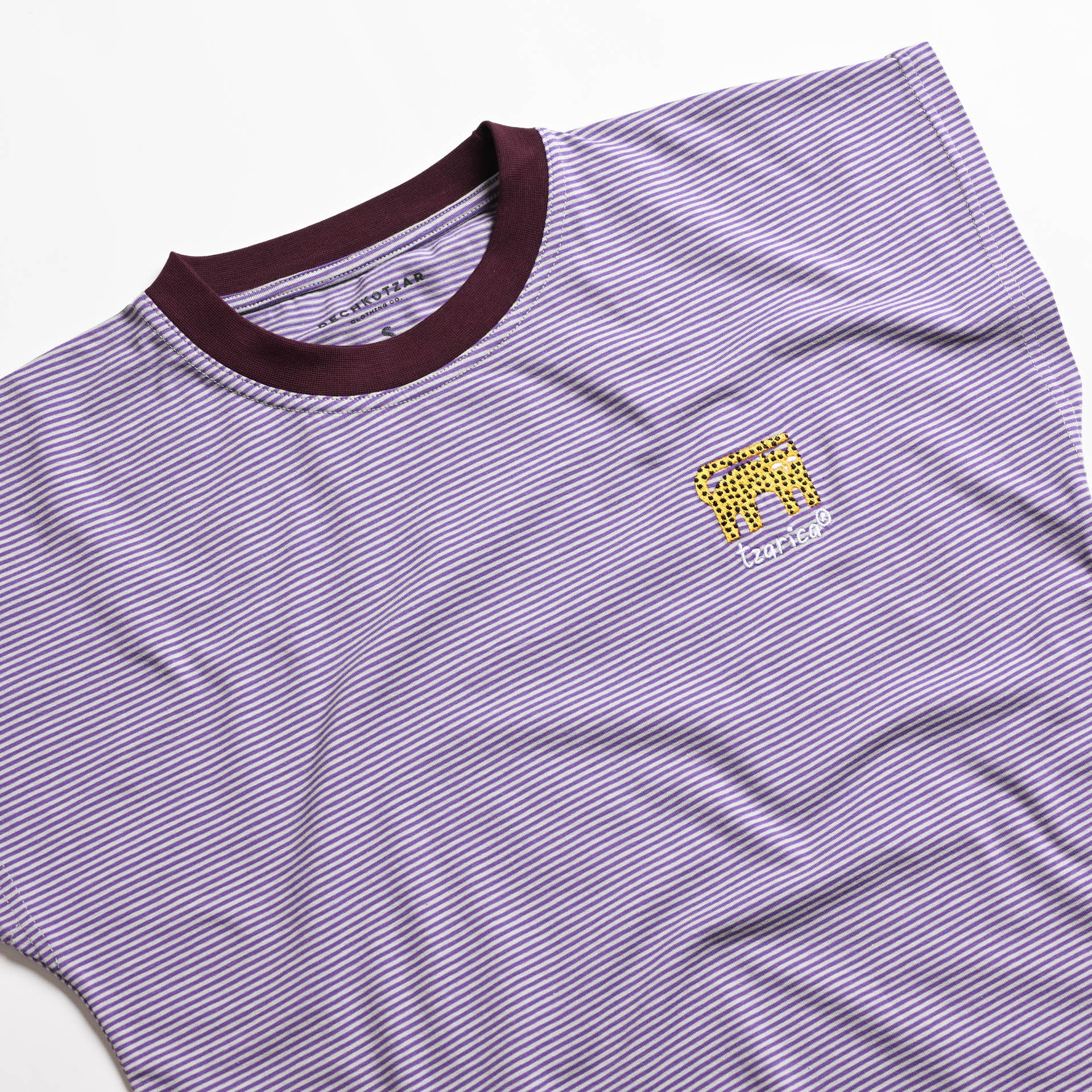 Gepard, striped women's t-shirt