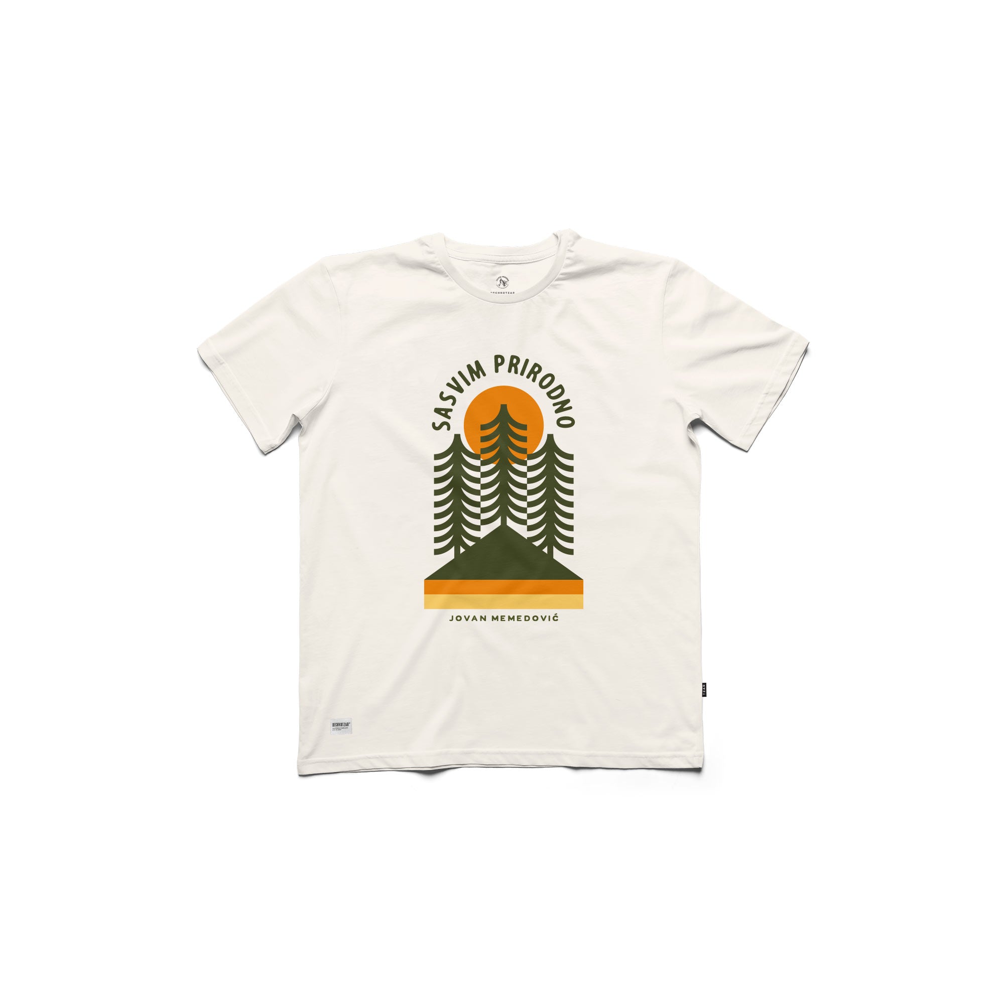 SP Omorika, men's ivory t-shirt