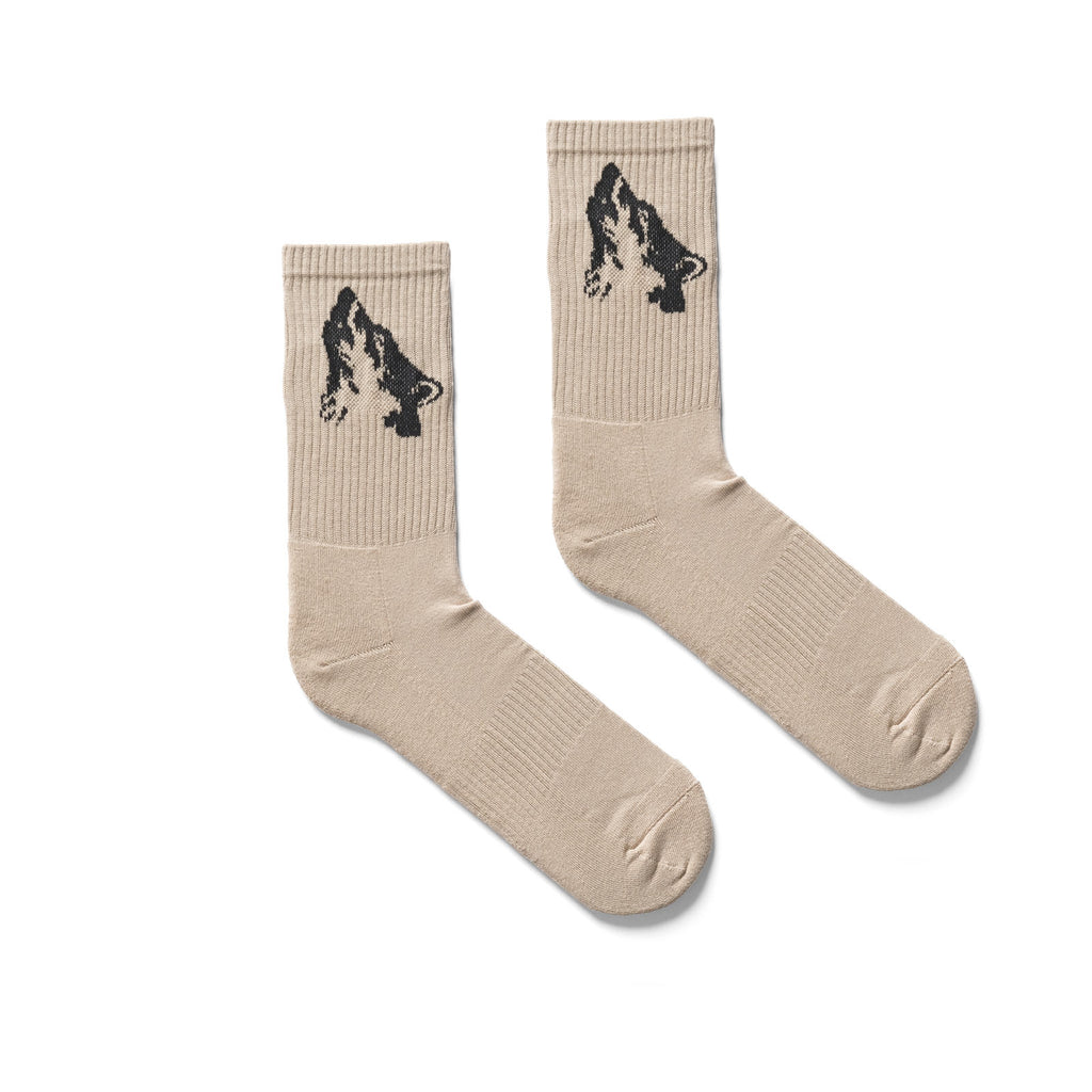 SP Vuk, muške bež sportske čarape