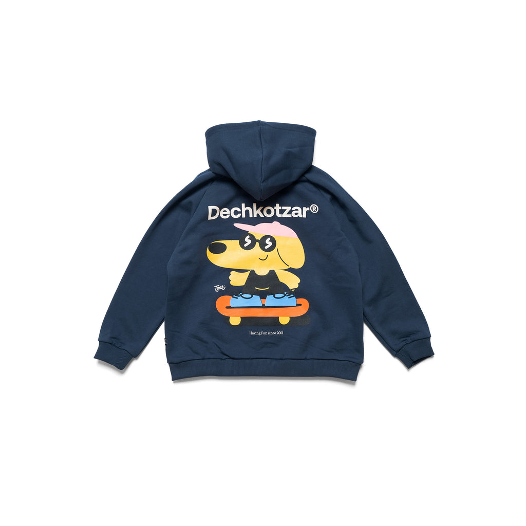 Skate Dog, kids zip-up hoodie