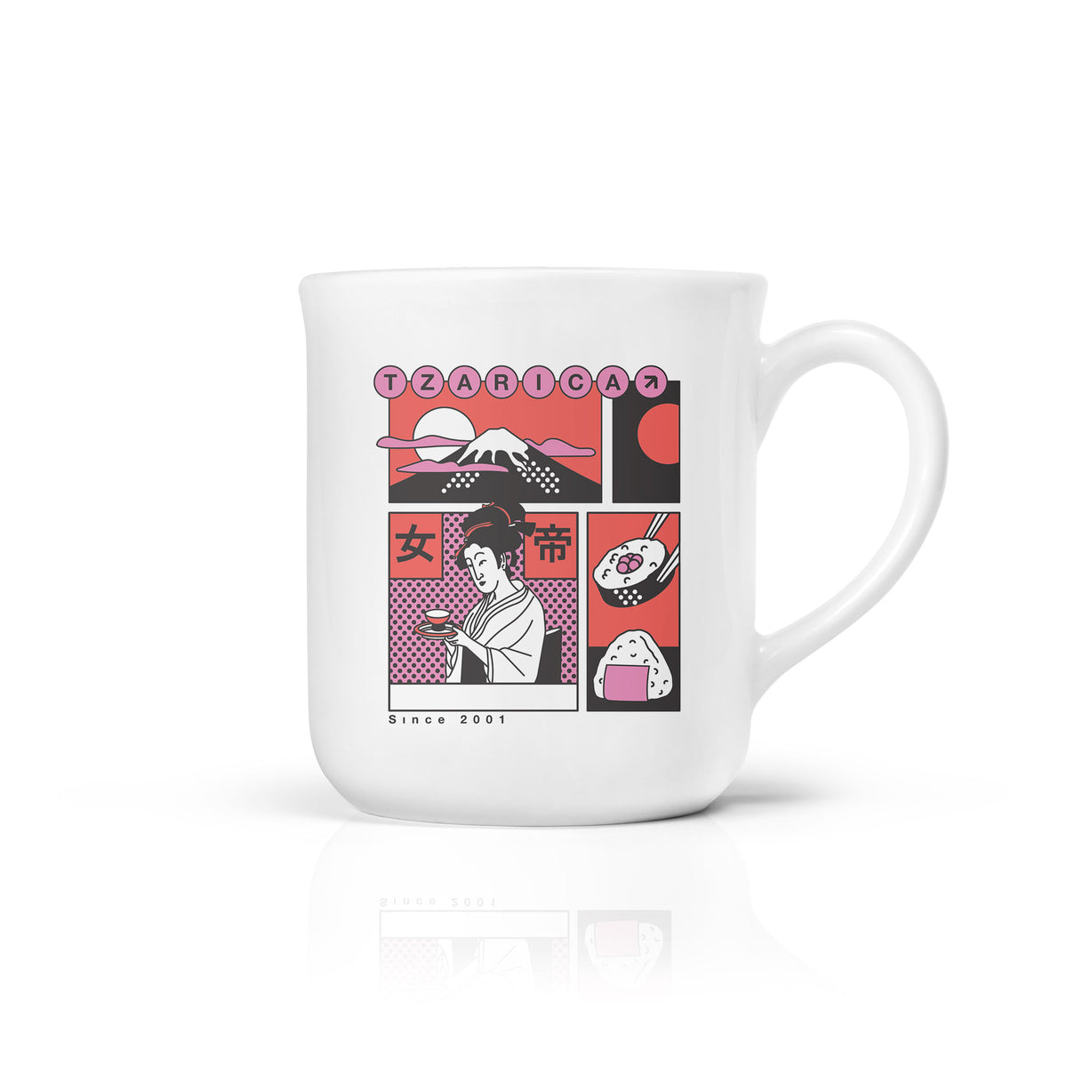 Geisha, coffee mug