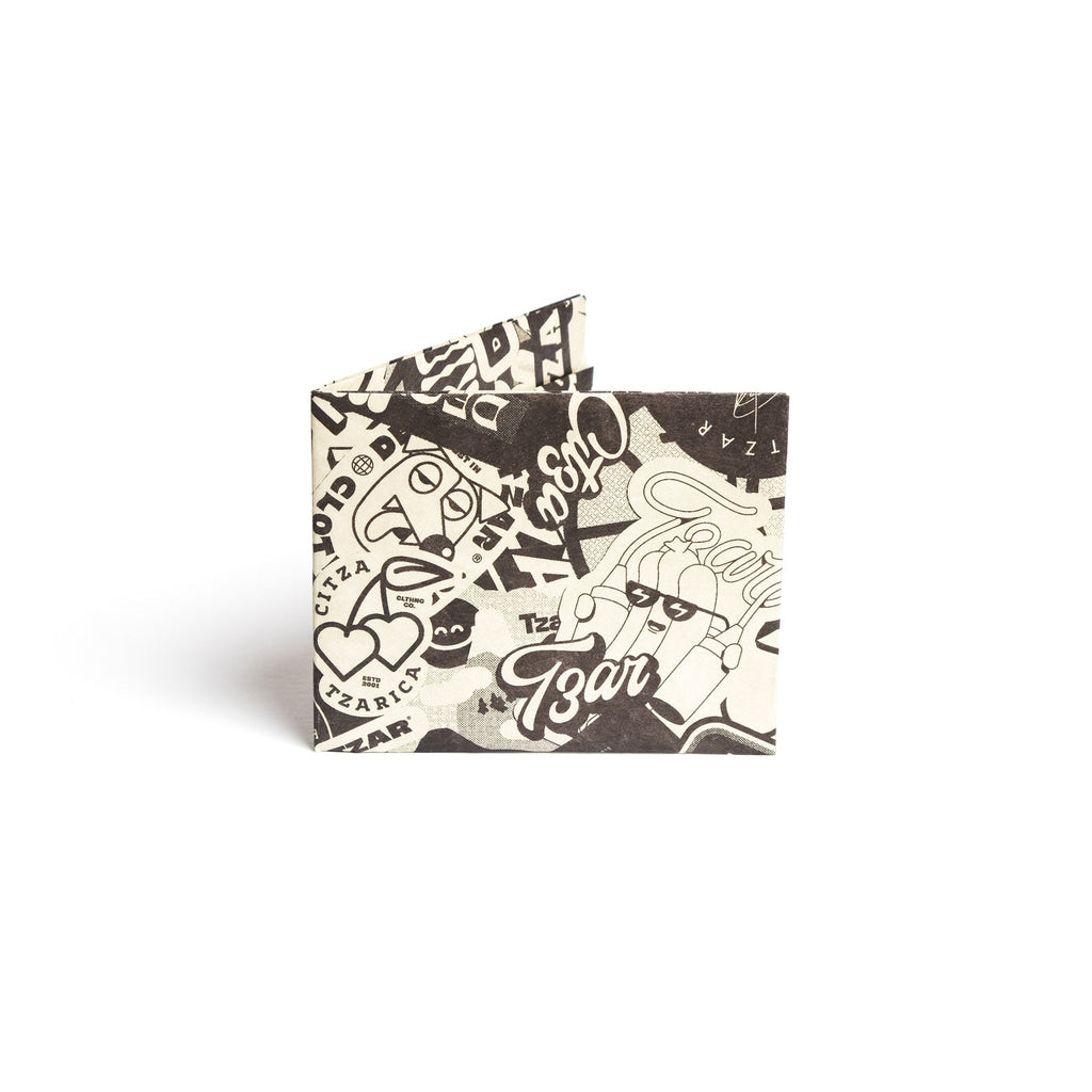 Dechkotzar bw stickers, tyvek novčanik