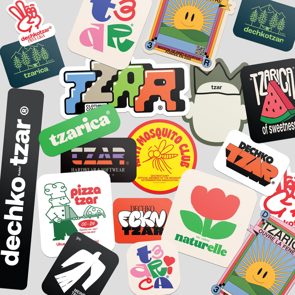 Dechkotzar ss25, pakovanje nalepnica