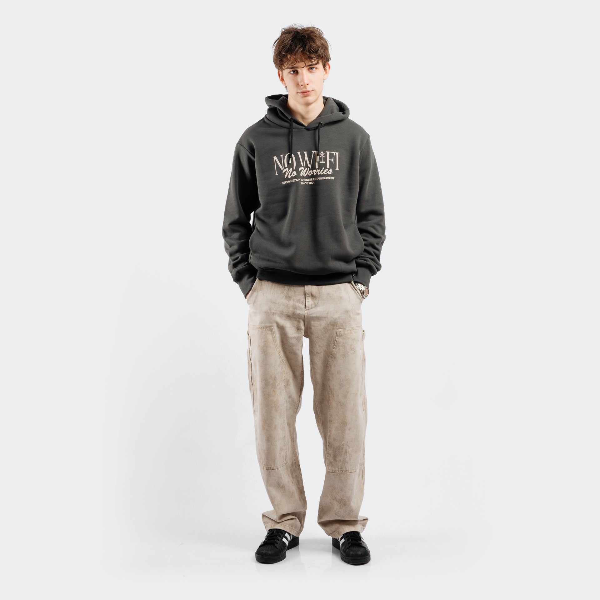 No Wi-Fi w25, men's hoodie