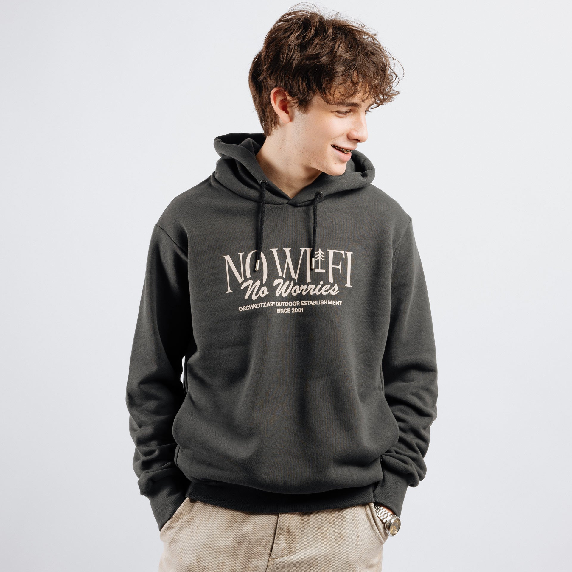 No Wi-Fi w25, men's hoodie