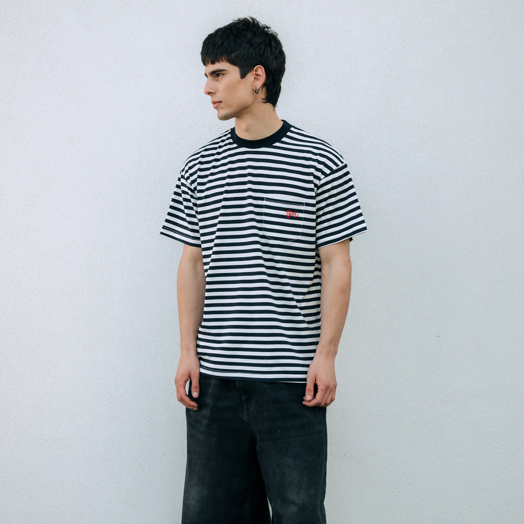 Mornar Tzar,  striped men's t-shirt