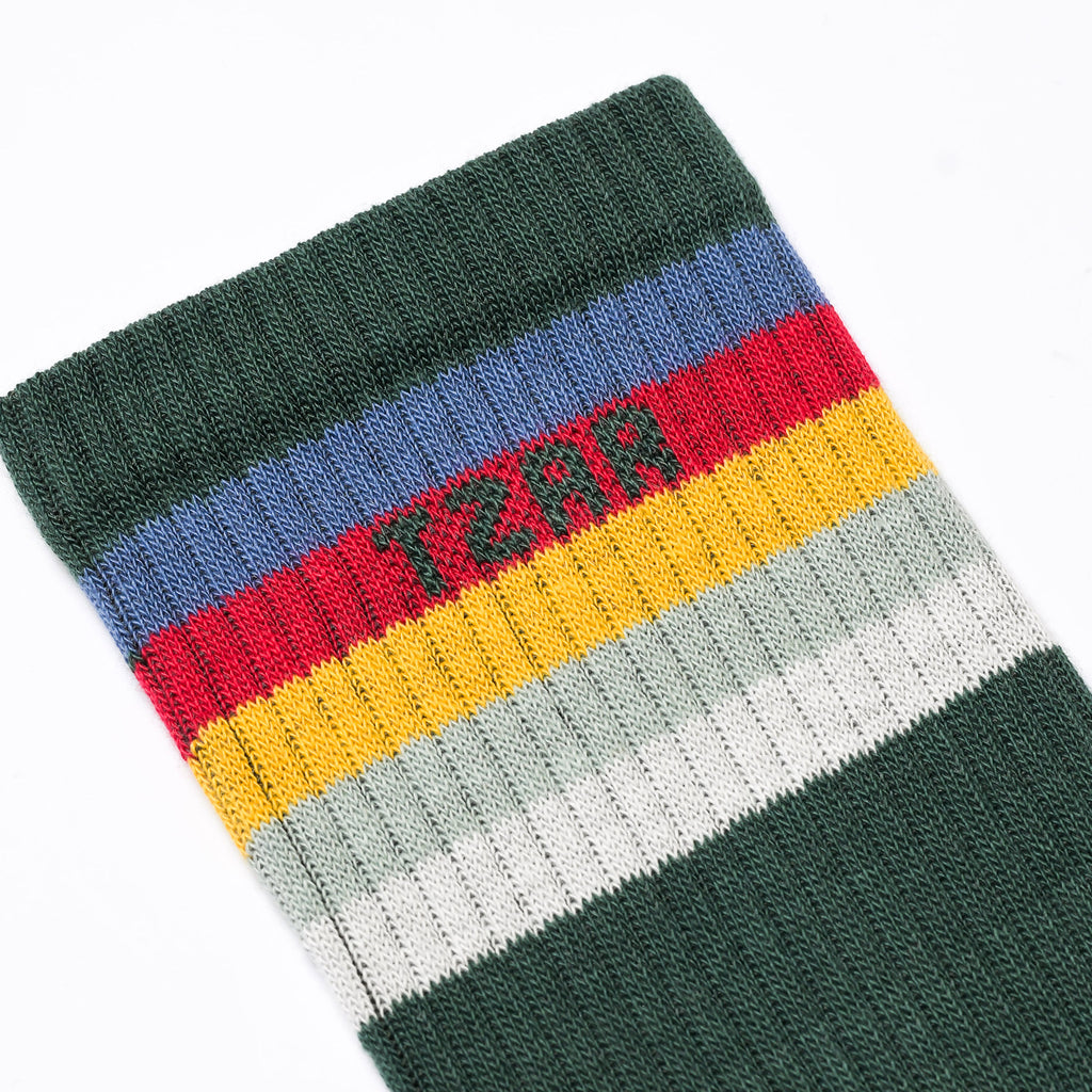 Tzar, kids green sport socks