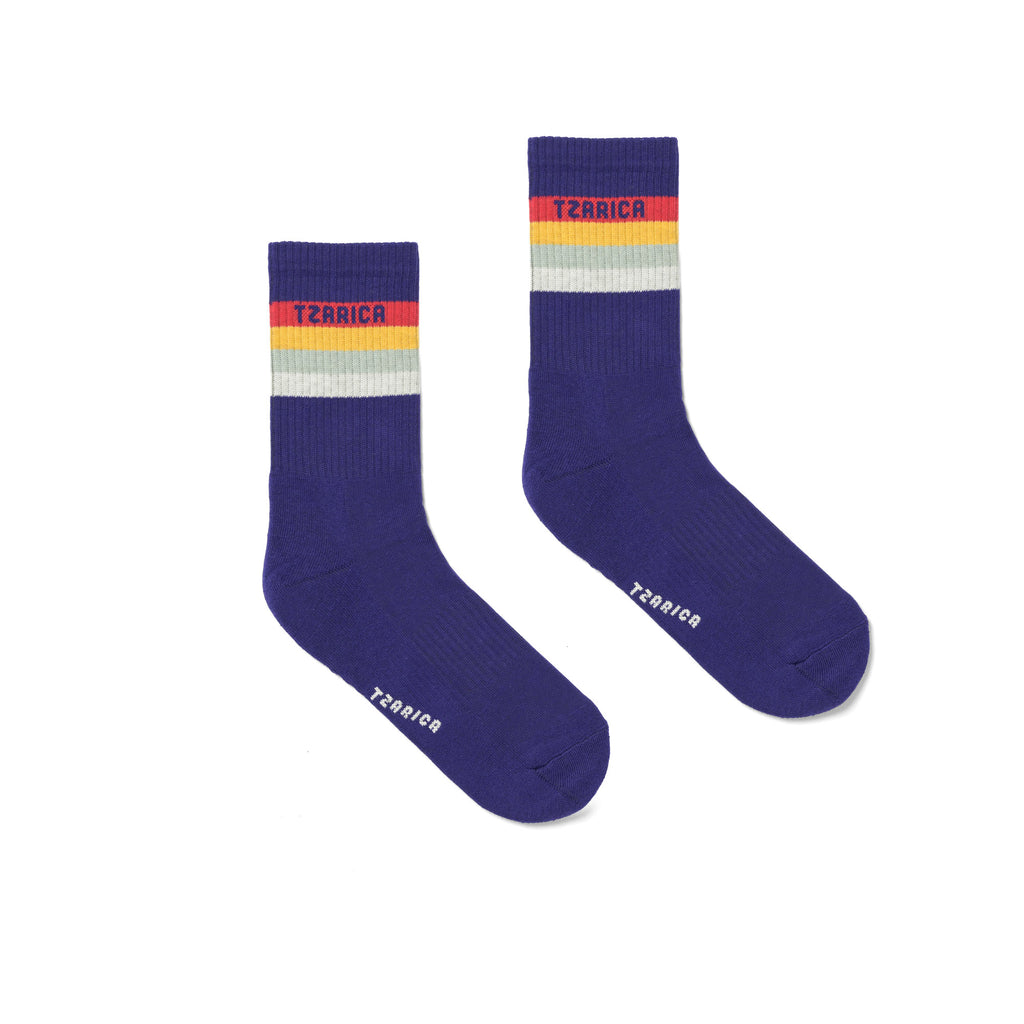 Tzarica, women's purple sport socks