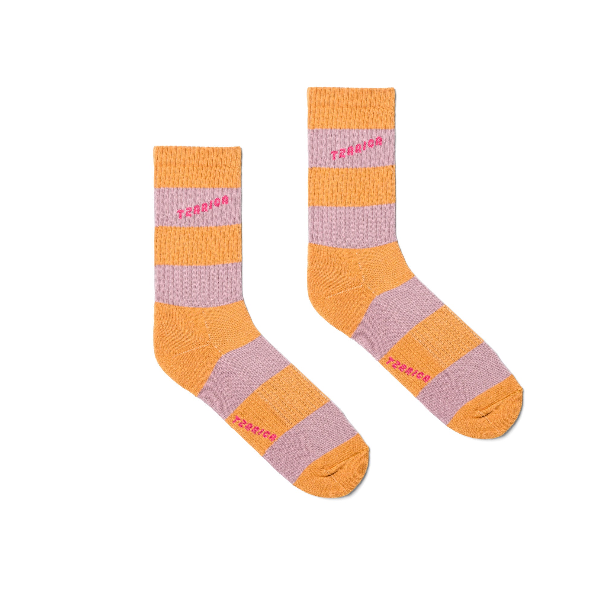 Tzarica, women's striped sport socks
