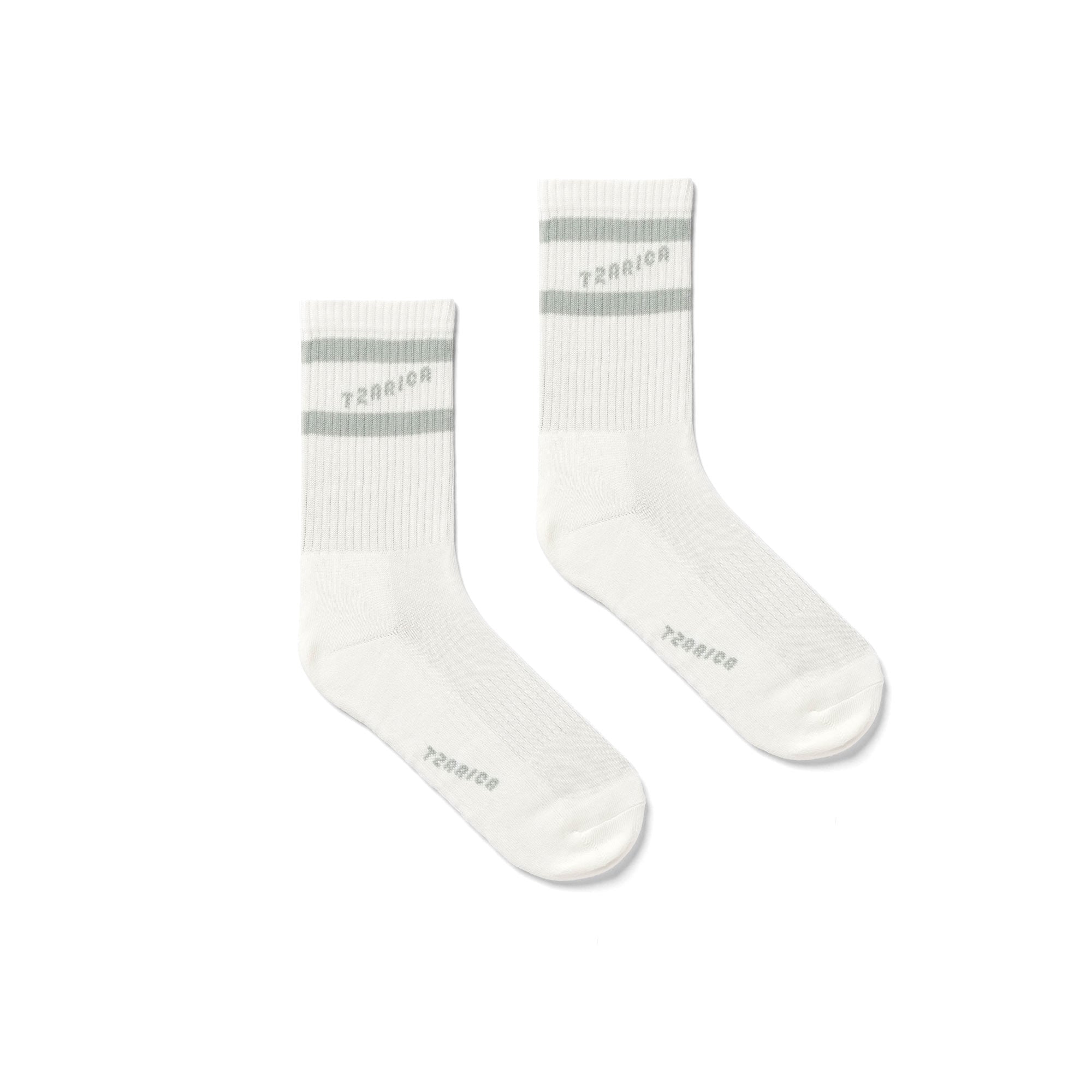 Tzarica, women's white sport socks