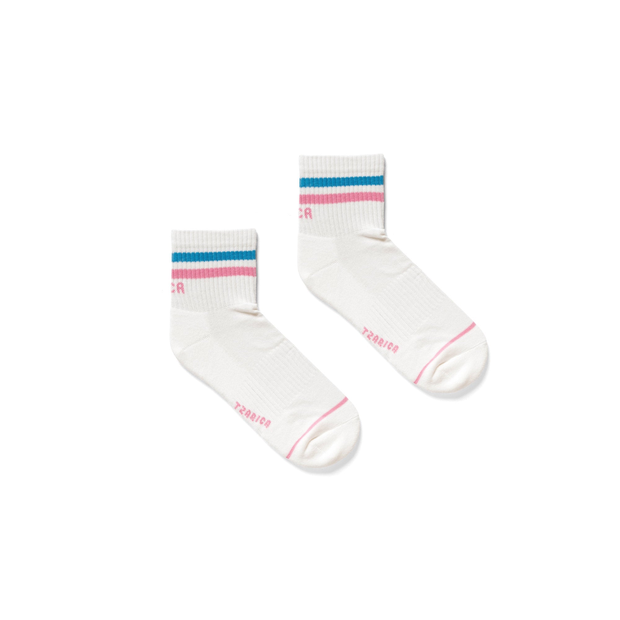 Tzarica, ženske bele kratke sportske čarape