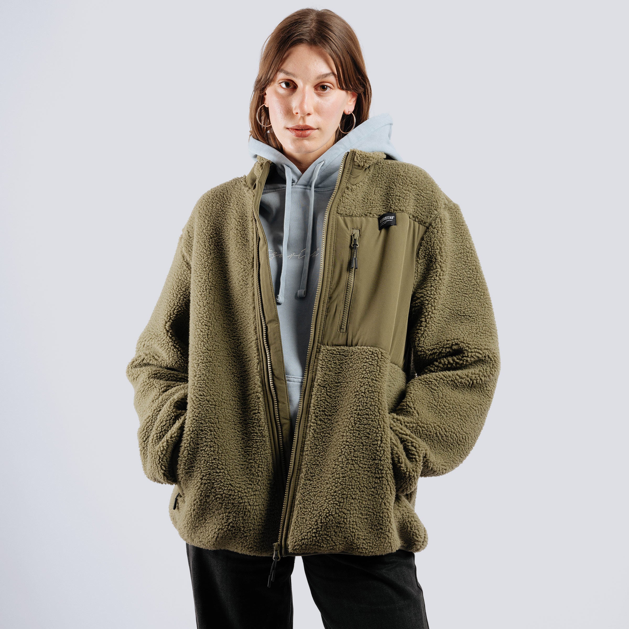 Tzar w25, unisex sherpa jacket