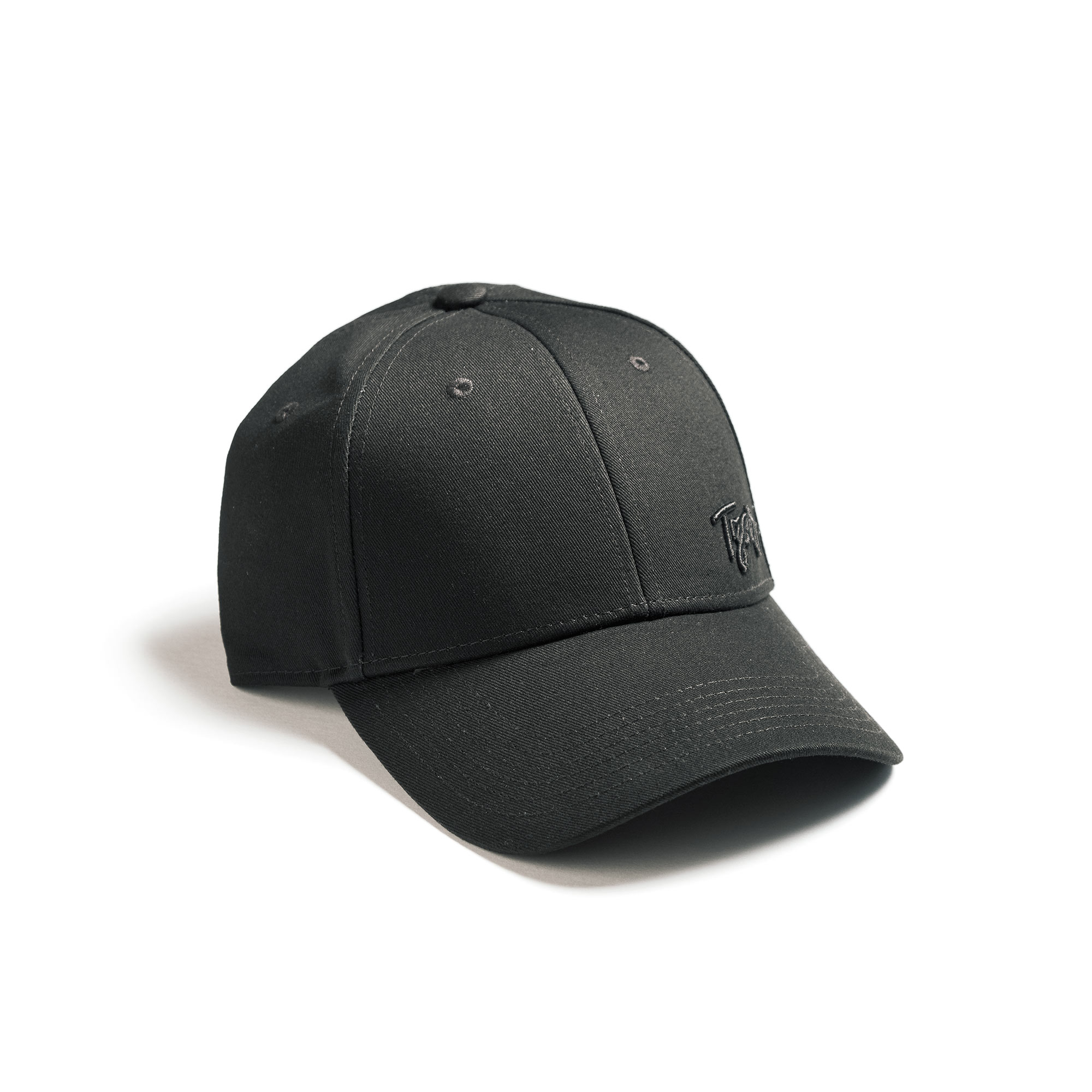 Classic Script, black baseball cap - DechkoTzar