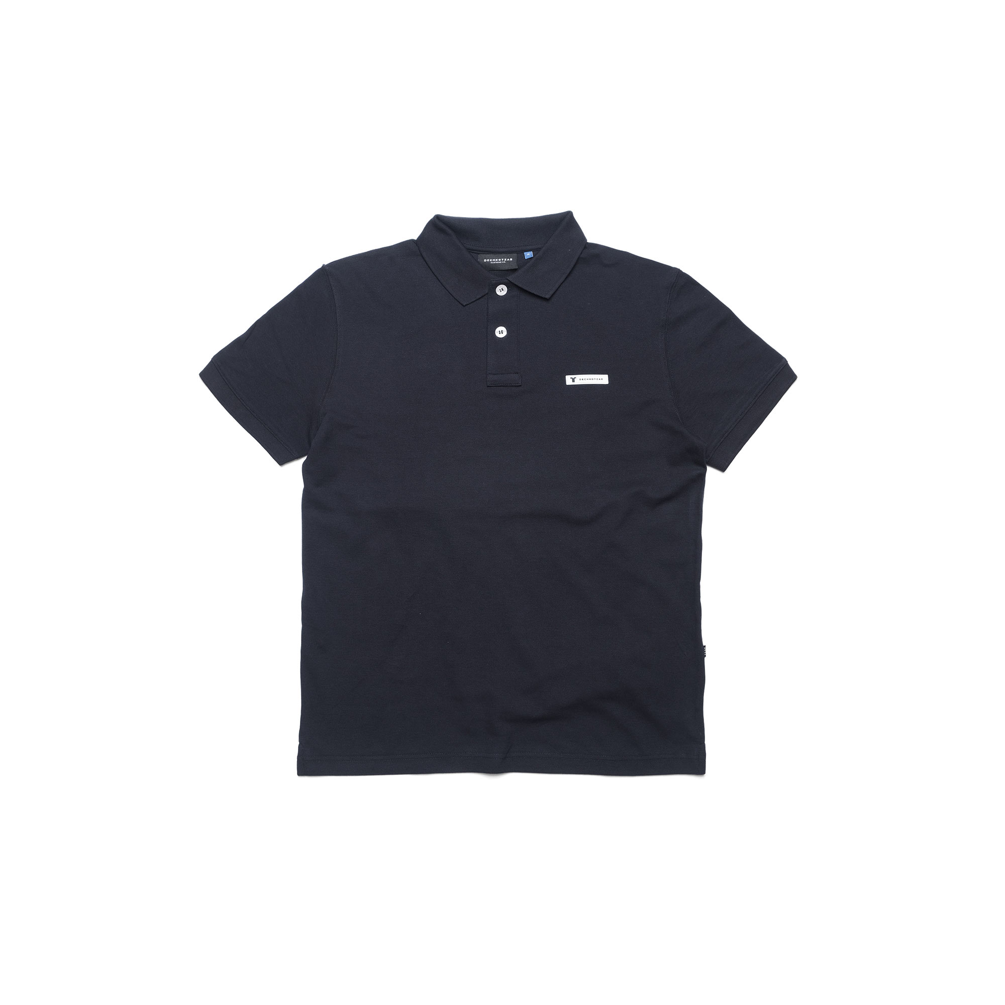 Dechkotzar T, men’s dark navy blue polo t-shirt – DechkoTzar