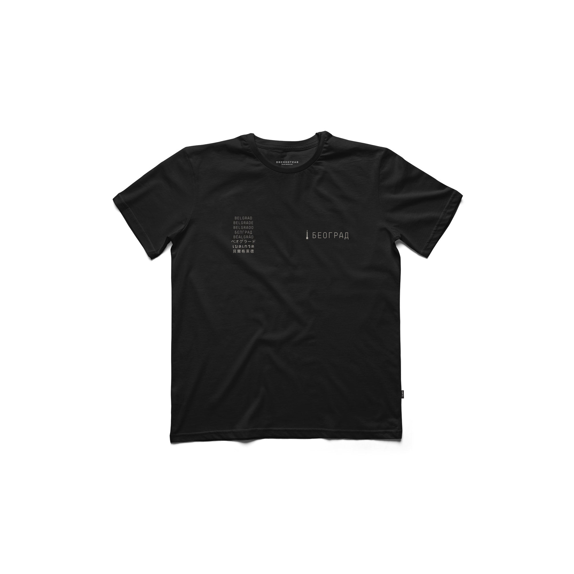 BG International, men’s black t-shirt – DechkoTzar