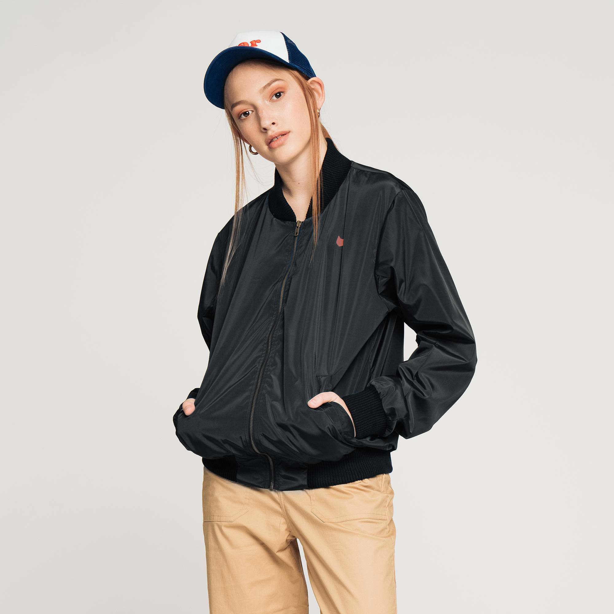 Macka, women’s black bomber jacket – DechkoTzar