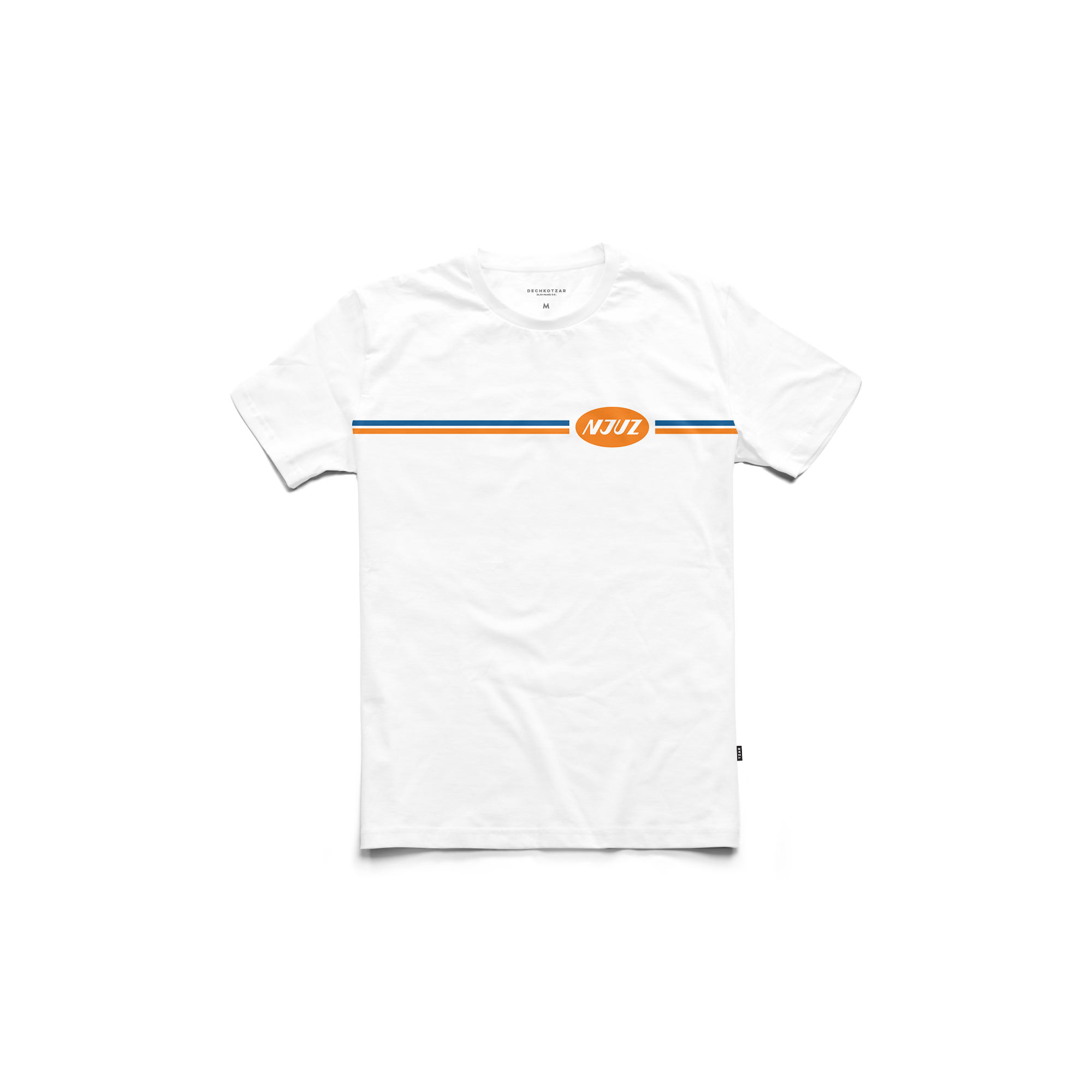 Njuz Retro, men’s white t-shirt – DechkoTzar