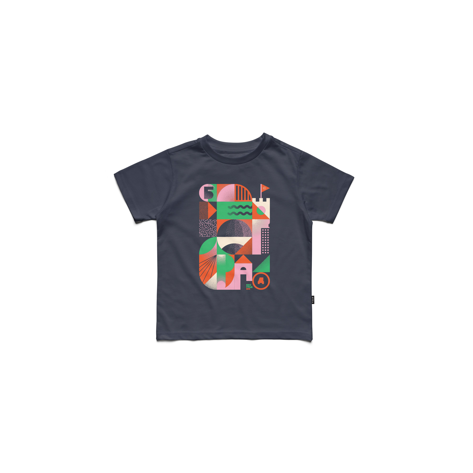 Shapes22, kids t-shirt – DechkoTzar